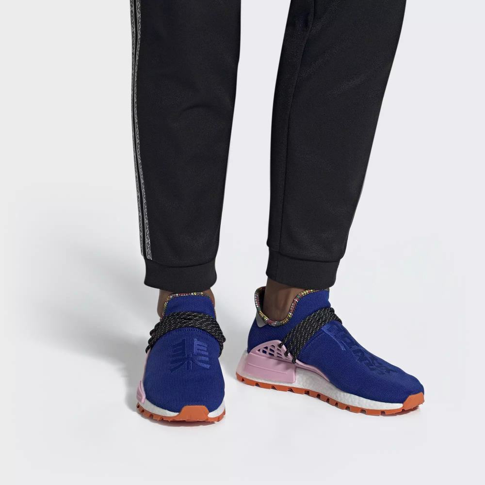 Adidas PW SOLAR HU NMD Tenis Azules Para Hombre (MX-50837)